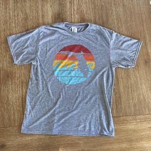 Sunshine State Goods Kids’ Gray Crewneck Florida Logo T-Shirt